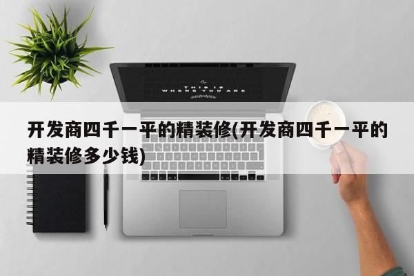 开发商四千一平的精装修(开发商四千一平的精装修多少钱)