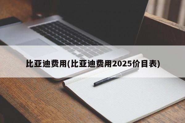 比亚迪费用(比亚迪费用2025价目表)